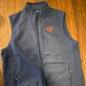 SMU Mustangs Vineyard Vines Fleece Vest